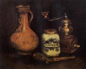 Still Life with Coffee Mill, Pipe Case and Jug